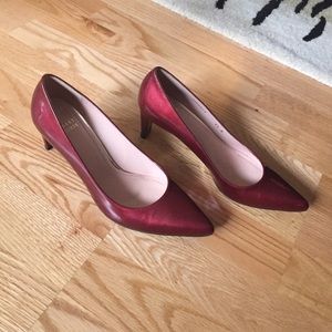 Red Stuart Weitzman Patent Leather pumps
