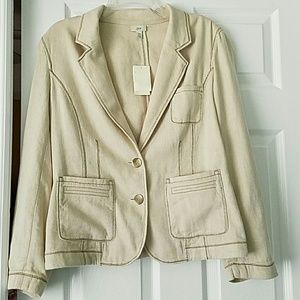 J. Jill linen jacket size 14P
