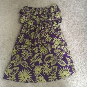 Forever 21 strapless ruffle dress