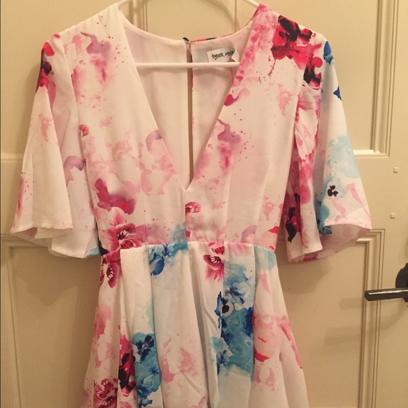 White Fox Boutique Floral Romper