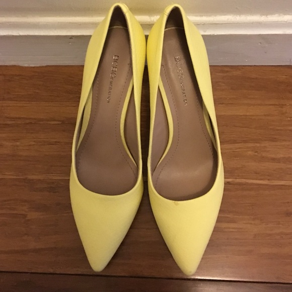 Yellow BCBG Pumps