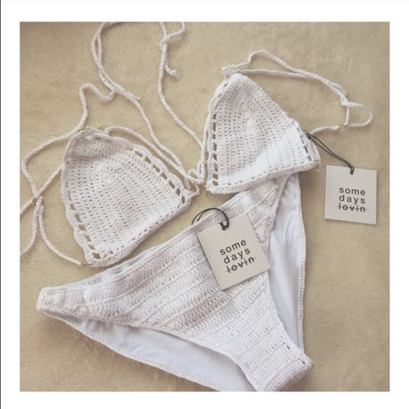 BNWT crochet bikini