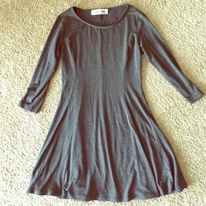 Dark Gray Jersey Dress - L