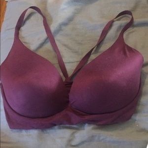 Victoria's Secret lightly lined maroon racerback