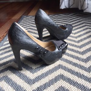 Charlotte Russe women's size US 7 black pumps