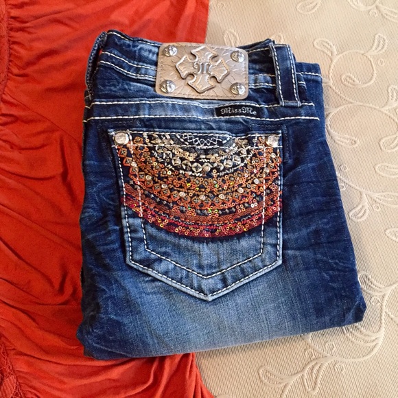 Solar Flare Bootcut Miss Me's - Picture 4 of 4