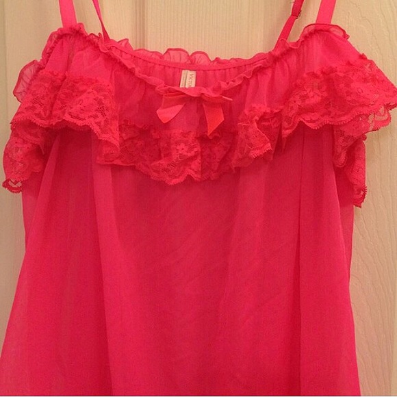 Sheer & Lace Baby Doll VS Nighty - Picture 2 of 3