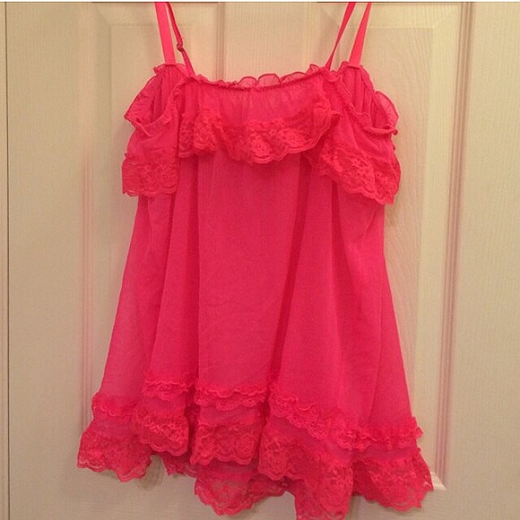 Sheer & Lace Baby Doll VS Nighty - Picture 3 of 3