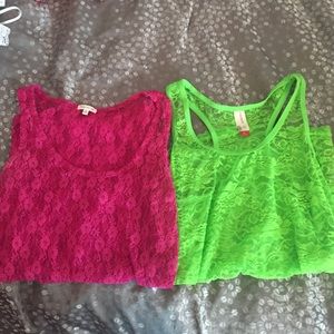Lace Tank Top Duo
