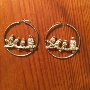 Lilly Pulitzer hoop earrings