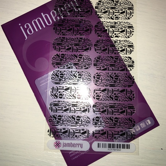 Jamberry Nail Wrap - Alphabet