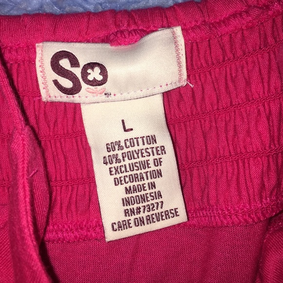 Girl's "SO" Pink Tiered Bow Embellishment Dress - Picture 3 of 4