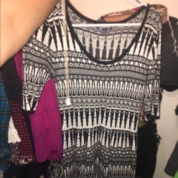Black and white dress