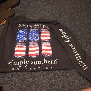 Womens simply southern long sleeve tshirt