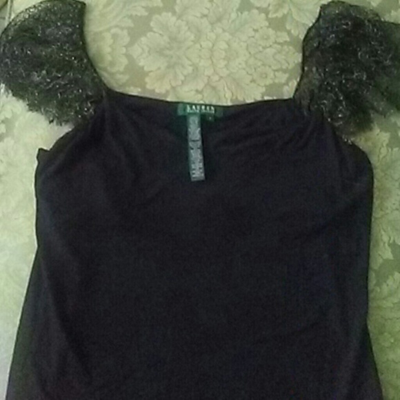 Pretty blouse by lauren (ralph lauren) sz lrg