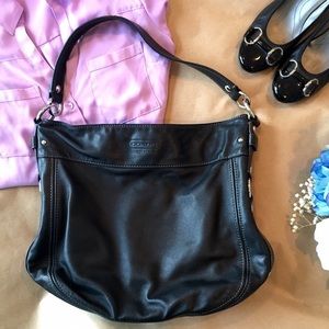 Authentic Coach Black Leather Purse