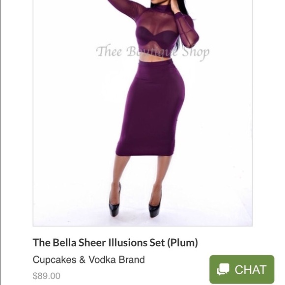 Two piece purple set