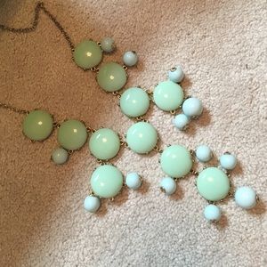 Baby blue bubble necklace