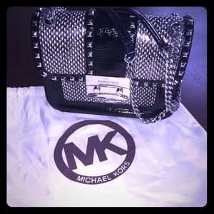 MICHAEL KORS Embossed Leather Sloan Bag