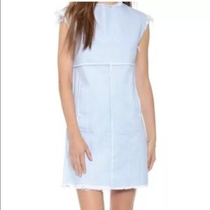 Marc by Marc Jacobs Frayed Edge Denim Minidress