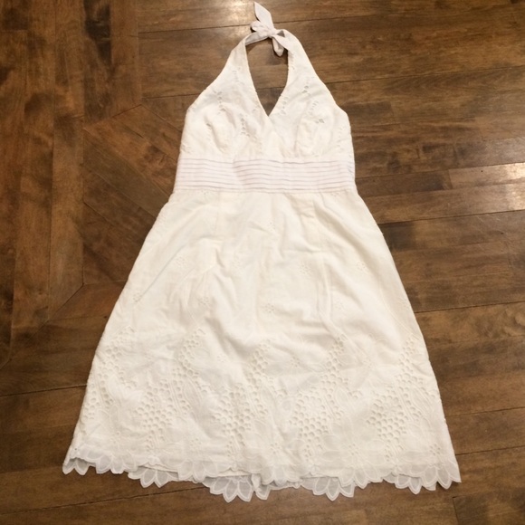 Lilly Pulitzer White Halter Dress