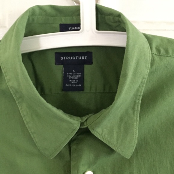 Buttoned Down Dress Shirt by Structure - Lg - Picture 3 of 4