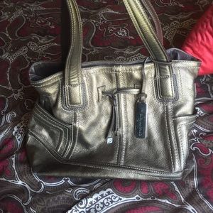 Tignanello metallic brown purse