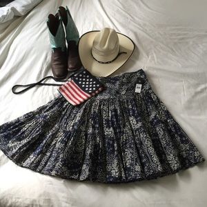 Bandana print skirt