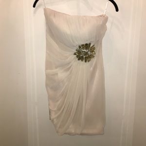 XXI STRAPLESS SEXY ELEGANT IVORY DRESS SZ S/P NEW