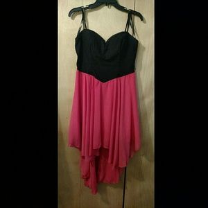 Heart shaped neckline dress