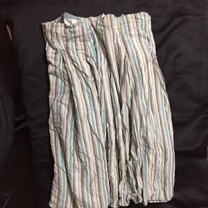 Summer skirt with cotton shell lining