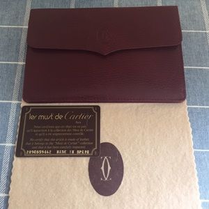 Cartier Vintage travel wallet. Never used