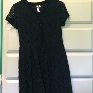 Black Eyelet Dress