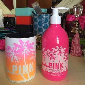 NEW! VS PINK Sea Salt & Papaya Glowing Lotion $15
