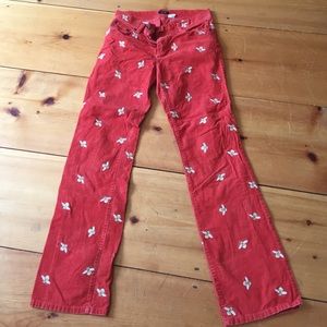 J Crew Bumble Bee cords 🐝