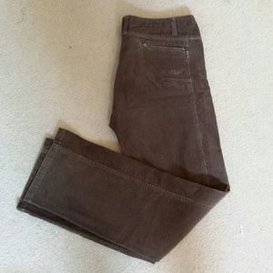 Kuhl chocolate brown cordorouys