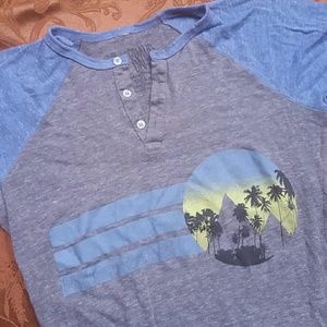 Blue Grey Kill Brand Men's Baseball Tee