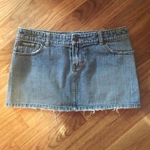 Denim Mini Skirt, size 7 juniors