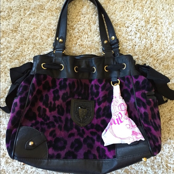 Cheetah print juicy couture handbag