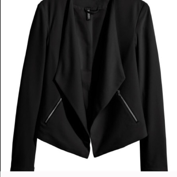 Zippered blazer