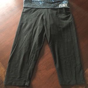 Cropped PINK leggings