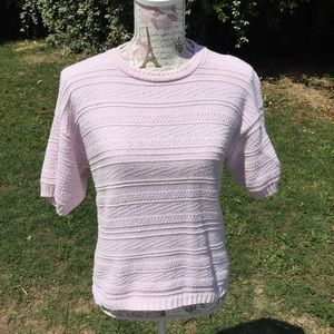 Pink knitted top