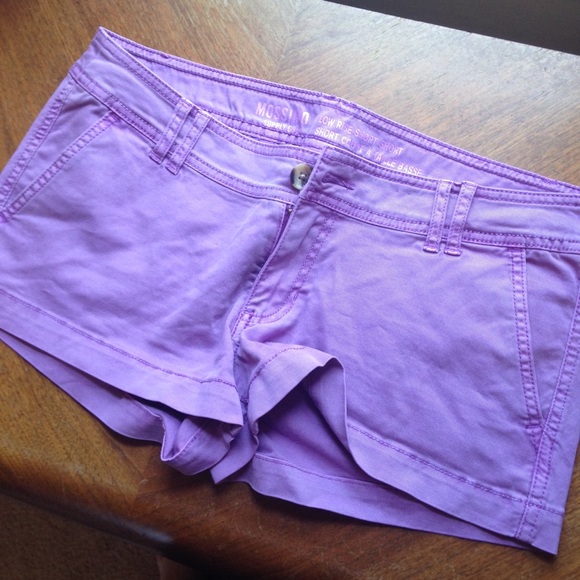 Target purple denim shorts