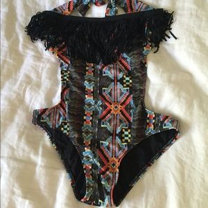 L*Space tribal monokini/one piece