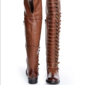 Luichini real leather over the knee boots