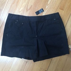 Ann Taylor Loft Black Khaki shorts