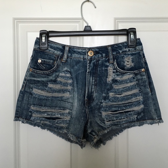 High waisted shorts