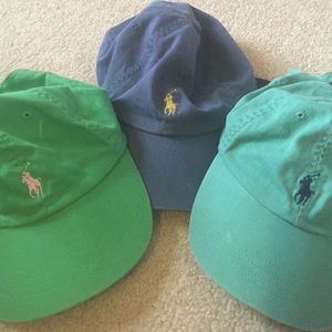 3 Ralph Lauren hats