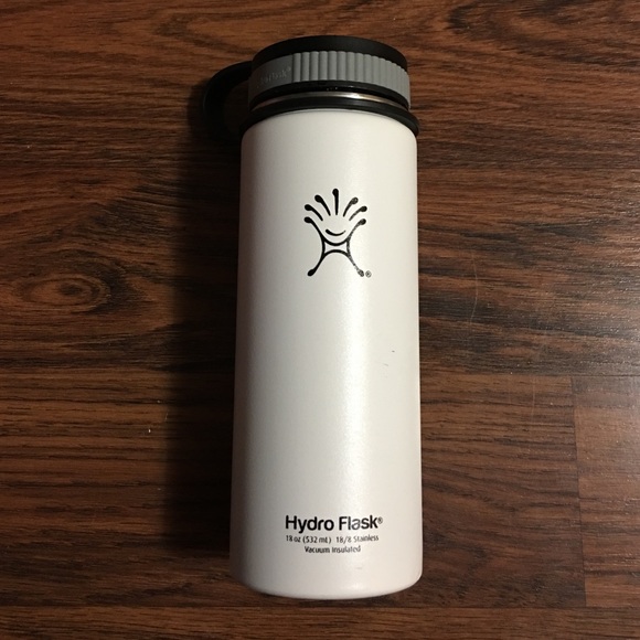 white 18 oz hydro flask