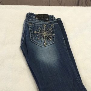 Miss Me boot cut jeans.  Size 26